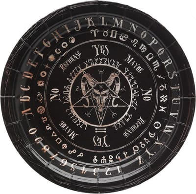 ATOSA - 6 Ouija papieren bordjes 18 cm