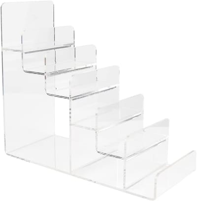 Duidelijke Acryl Display Stand voor Cosmetica en Nagellak - Multifunctionele Opbergstand voor Sieraden en Accessoires (GROOT)