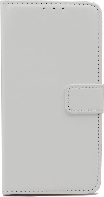 HB Hoesje Geschikt voor Apple iPhone 12 Mini Wit - Portemonnee Book Case - Kaarthouder & Magneetlipje