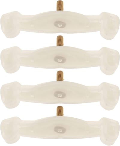 Viool Schoudersteun Voetjes - Vervangende Rubberen Dopjes - Langdurig Spelen - Antislip Stabiliteit - 5 x 3 x 1.5 cm