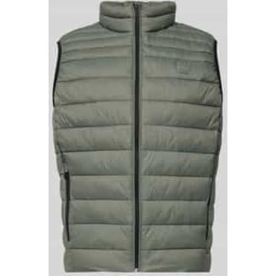 Regular fit bodywarmer met opstaande kraag model 'ODENO2'