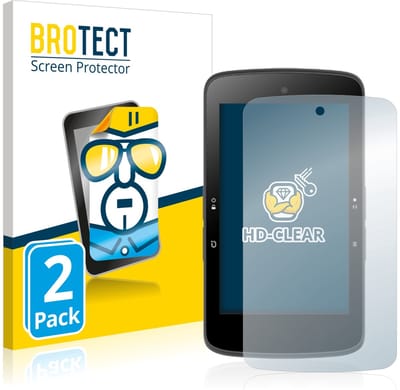 BROTECT - Screenprotector voor Bryton Rider S800 - Folie Beschermfolie transparant 2 Stuks