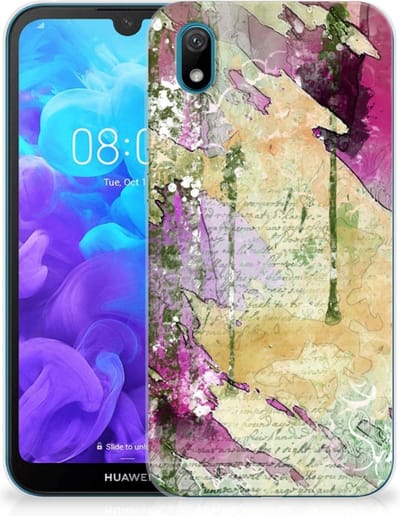 Back Cover voor Hoesje maken Huawei Y5 (2019) Letter Painting