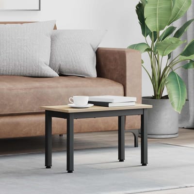 vidaXL - Salontafel - Sonoma - 60 - x - 30 - x - 36 - cm - Bewerkt - hout