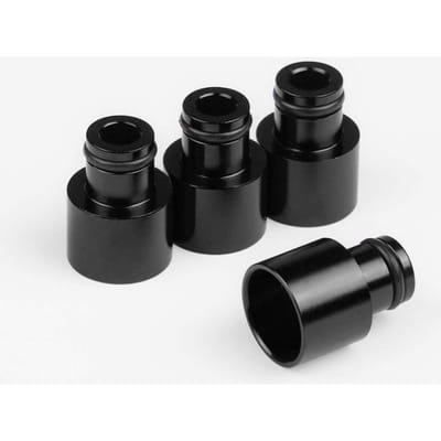 4 Adaptateurs d'injecteurs de carburant Injecteurs RDX vers B16 B18 D16Z D16Y noir