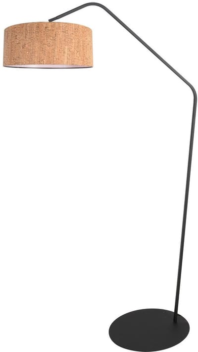 Anne Lighting - vloerlamp - ZigZag - naturel zwart - metaal textiel - Ø 50cm - E27 - 4339ZW