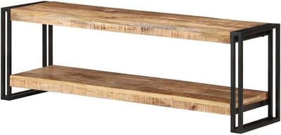 Tv-kast - Mediameubel Hout - Woonkamer Inrichten - Handgemaakt Uniek - 120cm Breed - Bruin