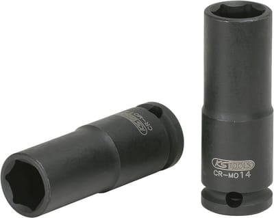 Krachtdopsleutel Zeskant 3/8" Lang Model 8mm voor Zwaar Gebruik