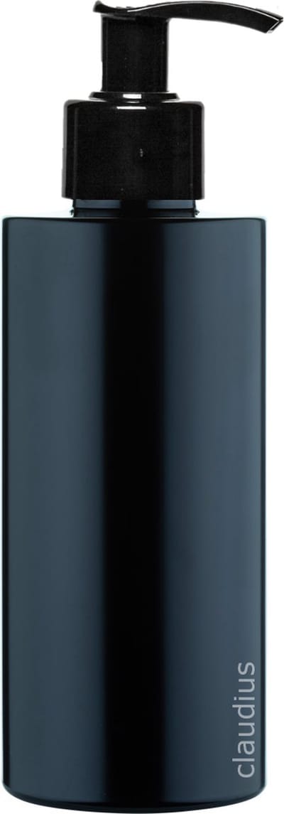 Lege Plastic Fles 300 ml PET zwart - met zwarte pomp - set van 5 stuks - Navulbaar - Leeg
