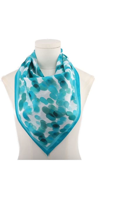 Bijoutheek Sjaal (Fashion) Aqua dots Groen