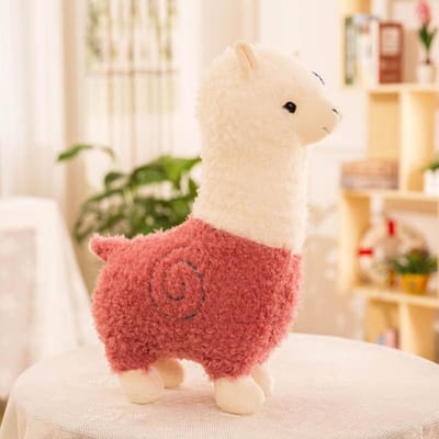 Kerstcadeau Zacht Materiaal Alpaca Pluche Speelgoed Kinderen Cadeaus Cartoon Zachte Knuffel Schattig Ontwerp Pluche Speelgoed Huisdecoratie beige