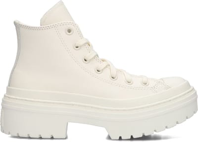 Converse Chuck Taylor All Star Heel Hi Sneakers Dames - Leren Sneaker - Wit