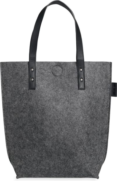 Knit Factory Gwen Handtas - Shopper tas - Dames tas - Dames handtas - Antraciet