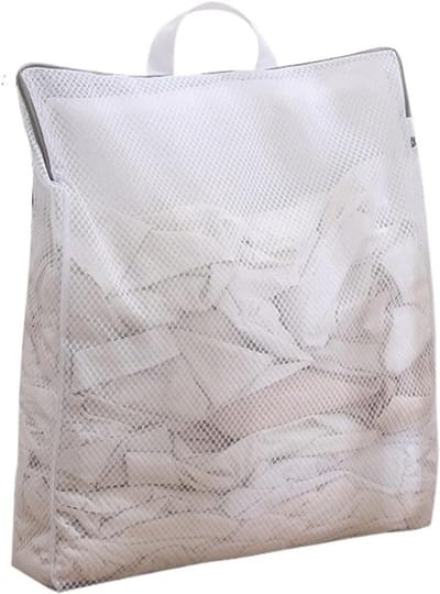 Waszakken Set - Kledingbeschermers - Kleding Beschermen - Honingraat Netstof - 50 x 60 cm - Wit