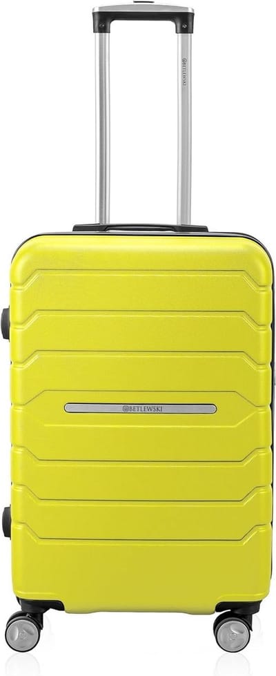 Lichte hardcase koffer met 4 wielen en cijferslot - Ruim en Duurzaam Reiskoffer