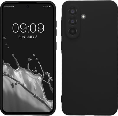 kwmobile telefoonhoesje geschikt voor Samsung Galaxy A56 5G - Hoesje voor smartphone - Precisie camera uitsnede - In zwart