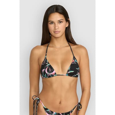 Volcom Dream In Bloom Halter Tri Bikini Top patroon