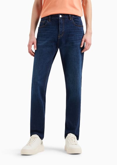 Armani Exchange 8nzj13_z2shz Spijkerbroek Blauw 36 / Short Man