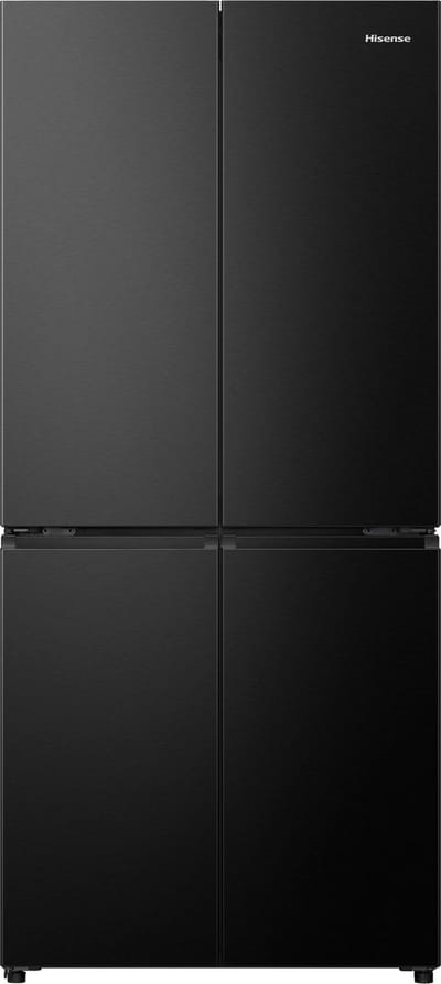 Hisense RQ5P470SAFE - Cross-door koel-vriescombinatie - My Fresh Choice - Metal-Tech Cooling - Dual-Tech Cooling - Inhoud 483 Liter - Zwart