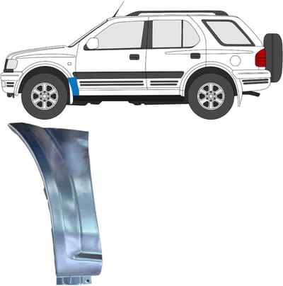 Reparatiepaneel voorspatbord voor Opel Frontera B 1999-2002 / Links