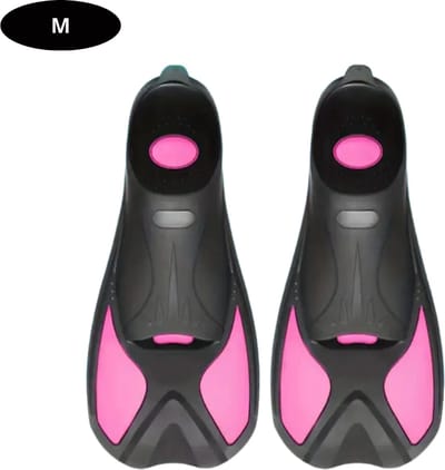 Bovista Zwemvliezen Voor Kinderen & Volwassenen - Flippers - Zwemflippers - Snorkelset - Zwart Roze Rood - M