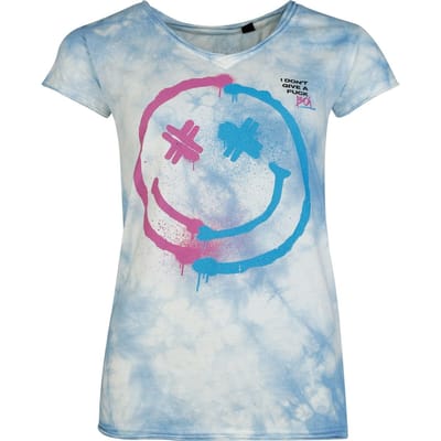 Electric Callboy T-shirt - Fuck Boi - M tot XXL - voor Vrouwen - blauw-wit