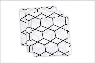 Hydrofiel washandje GRID (3 stuks)