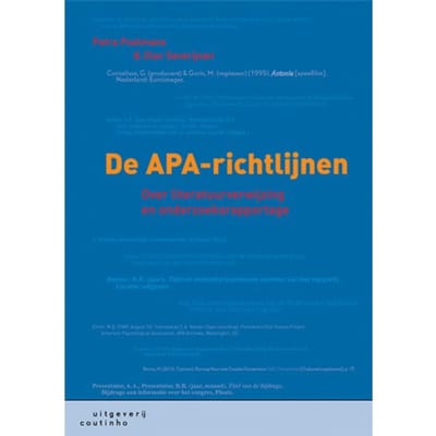 De Apa-Richtlijnen - Petra Poelmans