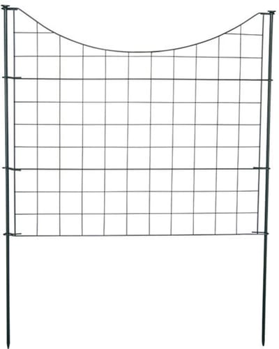 Concave vijver- & tuingaas 11-delig 71x53cm 6X6cm maas groen