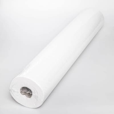 Onderzoekstafelpapier - Massagetafelrol - Hygiënisch Werken - Dubbellaags Cellulose - 60 cm x 50 m - Wit