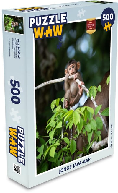 Puzzel Baby - Aap - Takken - Legpuzzel - Puzzel 500 stukjes