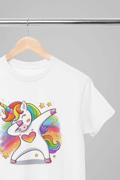 Pride shirt - Lgbtq Rainbow Unicorn - Wurban Wear | Gay pride | Pride kleding | Regenboog kleding | Pride | Pride vlag | Regenboog vlag | Regenboog | LGBTQ | LHBTI | Liefde | Transgender | Crossdress | Amsterdam | Rainbow | lgbt shirt | Wit