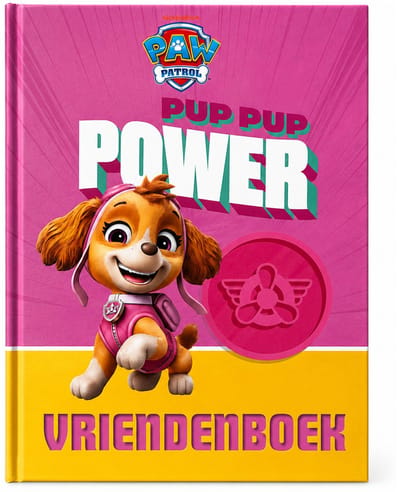 Paw Patrol Vriendenboek Meisjes – Girls Editie Pup Pup Power – Hardcover Vriendenboekje met o.a. Skye, Everest & Liberty – 80 Pagina’s – 19 x 14 cm