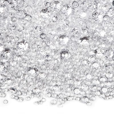 Dailygoods- Acryl Kristallen 1300 Stuks - Decoratie Tafel - Bruiloft - Feest - Strass Steentjes - Transparant - Hars