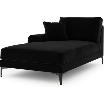 Chaise longue Madara links velvet | Mazzini Sofas