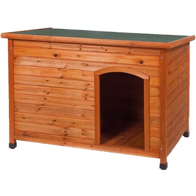 Duvo+ Hondenhok Balto 3 cottage - Grijs/Wit - 116 x 76 x 82cm