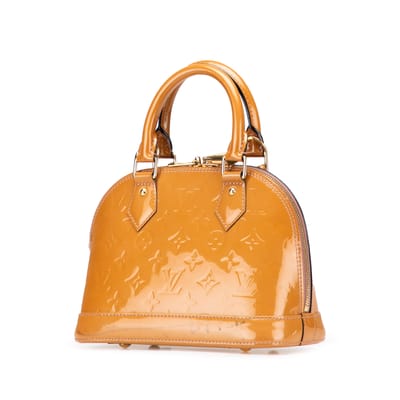 Alma Handbag Monogram Vernis