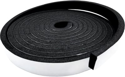 Famanu – Zelfklevende schuimtape voor geluidsisolatie, schokbestendig en meubelbescherming, 20 mm x 8 mm x 5 m voor deuren en ramen
