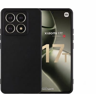 Casemania Hoesje Geschikt voor Xiaomi 17T - Zwart - Siliconen Back Cover