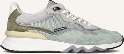 Floris Van Bommel Sfm-10136 De Zager Sneakers - Suède - Heren - Groen - Maat 44