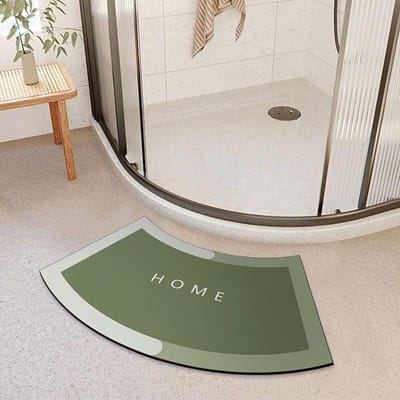 Badkamervloermatten zijn vuilafstotend en gemakkelijk te hanteren. Gebogen diatomeeënaarde waterabsorberende en antislip voetmatten. Badkamer doucheruimte voetmatten. 40*60cm