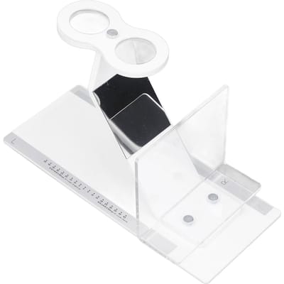 Enkele Schuine Stereoscoop Cheiroscopen Hoek Verstelbaar Amblyopie Trainer Tester Gereedschap met Rood Groen black