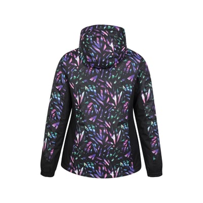 Mountain Warehouse Dames/Dames Dawn II Kaleidoscope Ski-jas (Zwart/Teal)