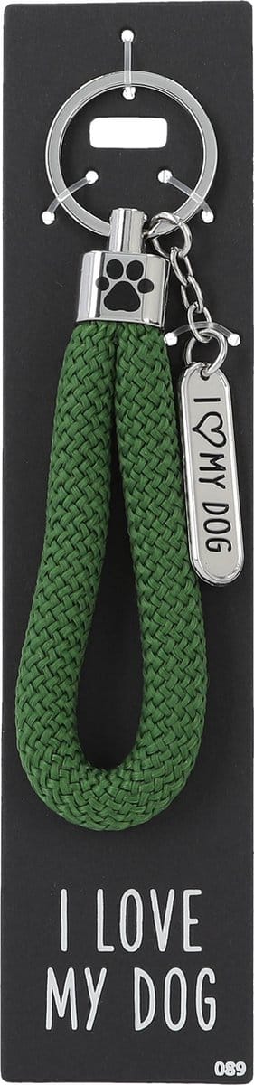 Depesche - Sleutelhanger "Do not forget me!" - motief 089 met de tekst "I (Heart) My Dog"