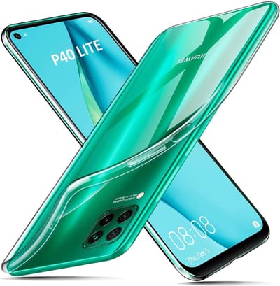 Silicone hoesje transparant Geschikt voor: Huawei P40 Lite
