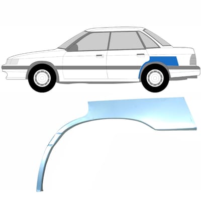 Reparatiepaneel achterspatbord voor Subaru Legacy 1989-1994 / Links