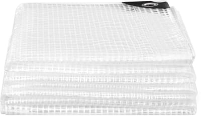 Waterdicht Zeildoek - Transparant - Voor Tuinmeubilair, Trampolines & Brandhout - Scheurbestendig & UV-bestendig - Color: Clear-2x3m