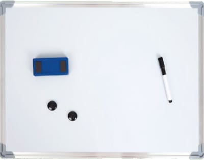 Magnetische Whiteboard incl. Stift/Wisser/Magneet