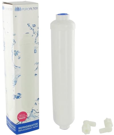 Purofilter by Paxanpax extern waterfilter voor Amerikaanse koelkast - met haakse 1/4" pushfit aansluitingen - geschikt voor Samsung en LG - DA29-10105J - HAFEX/EXP - EF-9603 - WSF-100 - 5231JA2010B - ADQ73693903 - ADQ736939