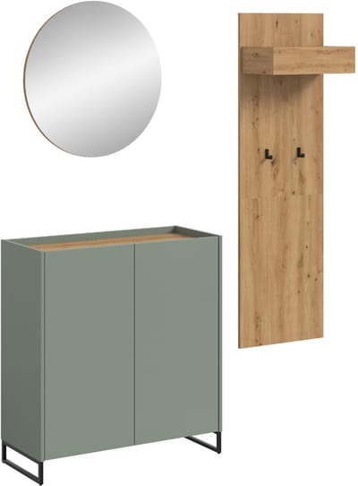 Drive garderobe opstelling D16 salvie decor.